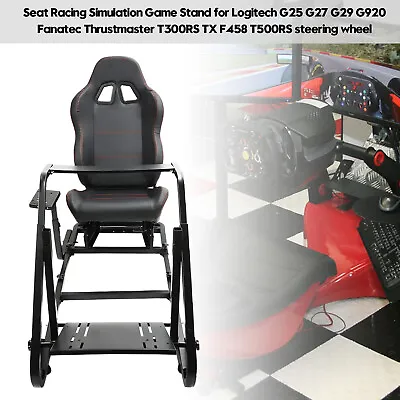 Seat Racing Simulation Game Stand For Fanatec Thrustmaster T300RS TX F458 T500RS • $348.87