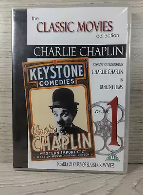 Charlie Chaplin - Volume 1 Keystone Comedies DVD New & Sealed • £4.95