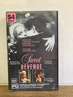 SWEET REVENGE Movie BETA BETAMAX BETACORD Big Box Former Rental Carrie Fisher • $29.95