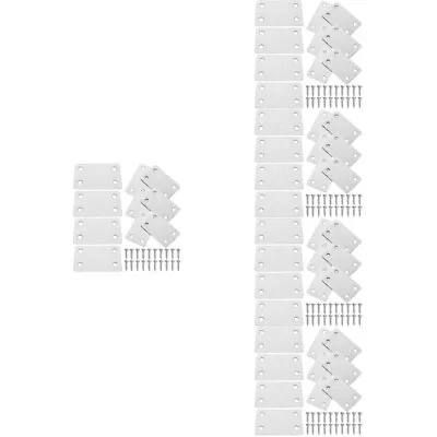  50 Pcs Repair Board Stainless Steel Corner Connectors Screw • £38.19