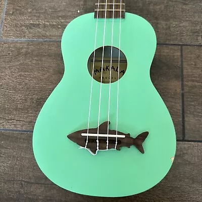 Kala Surf Green Soprano Shark Ukulele - MK-SS/GRN With Bag • $18