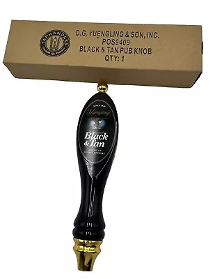 NEW Yuengling Black & Tan Beer Tap Handle 11.5” Pub Style Knob Gold Draft Ale • $42.99