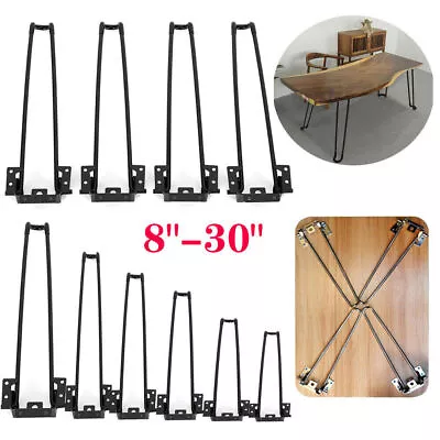 Table Legs Hairpin Table Legs 4PCS Heavy Duty For Coffee Table Folding Table • $36.10