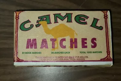 JOE CAMEL Book Matches - Package Of 50 Matchbooks Vintage UNOPENED • $9.99