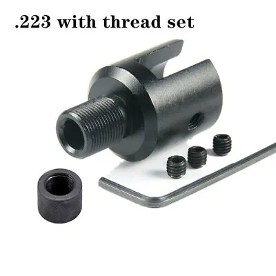 Aluminum Ruger 1022 10-22 Muzzle Brake Adapter 1/2x28 TPI Thread & 3 Lock Nut US • $9.45