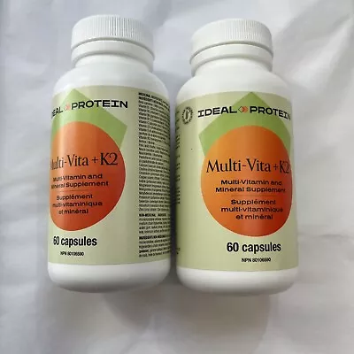 2 Ideal Protein Multi-Vita  +K2 60 Capsules BB 10/2025 • $82.99