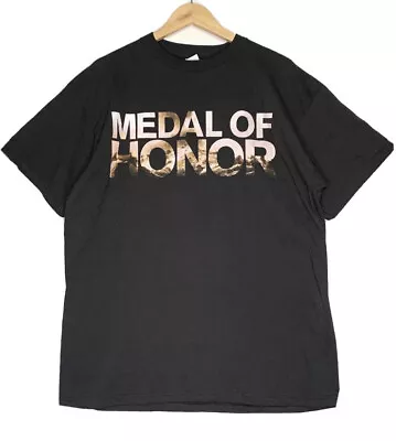 Medal Of Honor T Shirt Tee Men XL Black War Shooting Video Game Gamer • $15.99