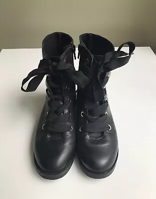 Zara Girl Leather Boots Size: EUR 35 • $18