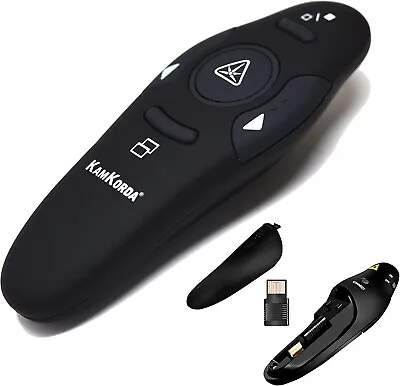 £10.97 • Buy Wireless USB Presentation Remote Clicker Red Laser Pointer For PowerPoint Slides