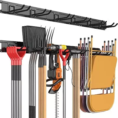 Garage Tool Organizer Hanger Wall Hooks Power Tool Storage Metal Rack W/Hooks • $23.29