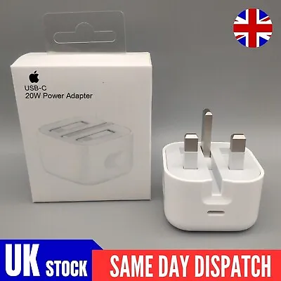 IPhone Charger Original 20W USB C Plug Fast Charging Adapter For Apple 13 14 Pro • £11.49