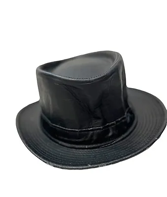 Henschel Hat Company Black Leather Pork Pie Small Hat Walter White Breaking Bad • $45