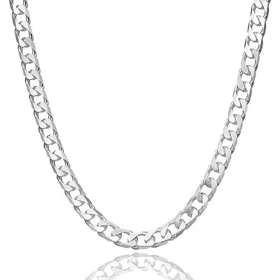 925 Silver Figaro Wave Snake Beads Chain Necklace For Women Mens16''-30'' Inch • $3.18