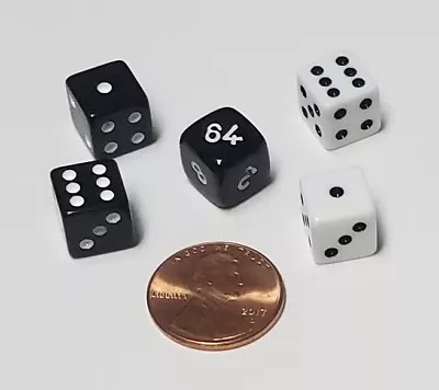 Backgammon Doubling Cube 10mm Dice Set / Replacement Or Travel Set Very Small • $12.99