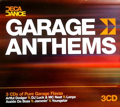 Garage Anthems Cd - 3 X Cds Full 12  Unmixed Tracks Uk Garage - Ukg Cd Cdj Dj • £14.95