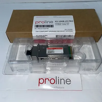 Cisco Proline X2-10GB-LR-PRO Receiver TAA COMPLIANT 10GBASE-LR X2 SMF 1310NM • $36.82