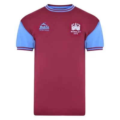 West Ham United 1975 FA Cup Final Retro Shirt 100% COTTON Men's • £35