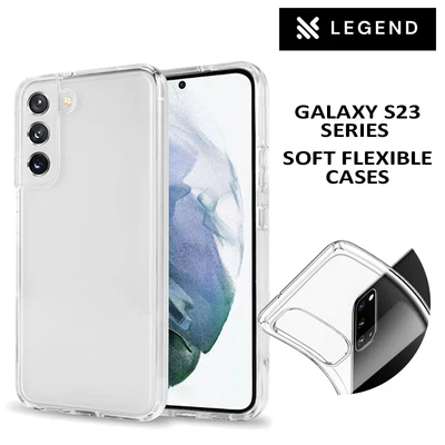 $13.49 • Buy Samsung S23 Series Transparent Jelly Back Soft Flexible Case