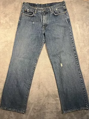 Lucky Brand Jeans By Gene Montesano Mens 31x32 Transit Dungarees  Made In USA • $24.99