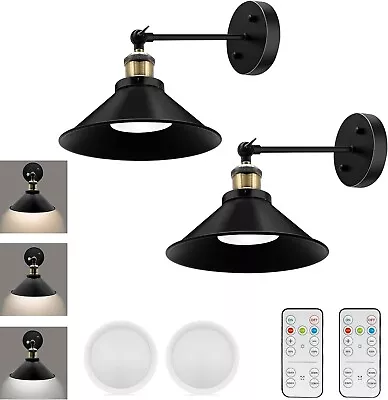Wall Sconce Battery Operated Wall Lamps Wall Mounted Lights Living Room Bedroom • £90