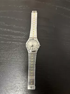 Movado Triple Date Calendar Two Tone Stainless Steel Watch 80-84-860V81 • $500