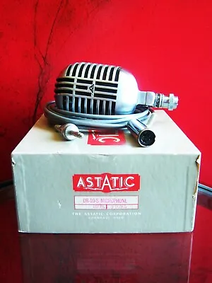 £382.50 • Buy Vintage RARE 1950's Astatic DR-10 Crystal Microphone Old W Accessories Shure 55