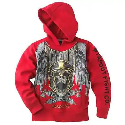 Nwt Tapout Youth Veni Vidi Vici Red Hoodie S M L Xl Mma • $29.95
