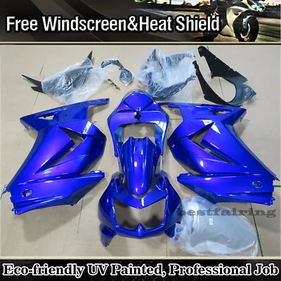 Gloss Blue Fairing Kit For Kawasaki Ninja 250R EX250 2008-2012 09 Injection Body • $399