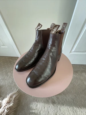 $170 • Buy Mens Rm Williams Boots,,dk Brown ,9g,leather Soles