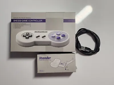 8bitDo SNES30 Super Nintendo SNES Bluetooth Controller With Phone Stand -TESTED- • $85