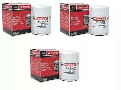 3 Genuine Motorcraft Professional Engine Oil FilterS FL-500S AA5Z-6714-A • $26.74