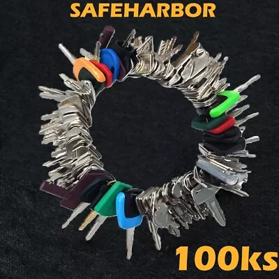 $131.99 • Buy 100 Heavy Equipment Construction Machines Master Ignition Key Volvo Cat JCB Case