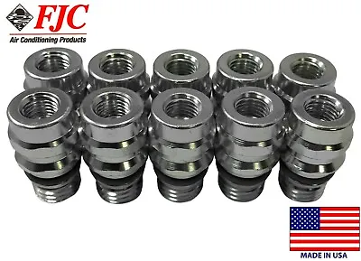 (10) A/C Service Schrader Valve High Side R-134a Port Adapter OE Style Fitting • $42.95