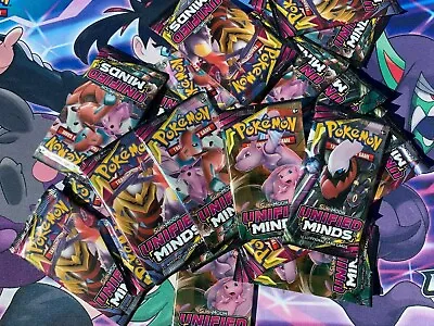 $539.95 • Buy 36 Pokemon Unified Minds Unopened Packs From Meowth Box GilbertGames Ship Fast