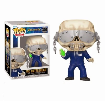 £19.99 • Buy Funko Pop! Rocks Megadeth Vic Rattlehead #320 Vinyl Figure  Pop! Music Legends 