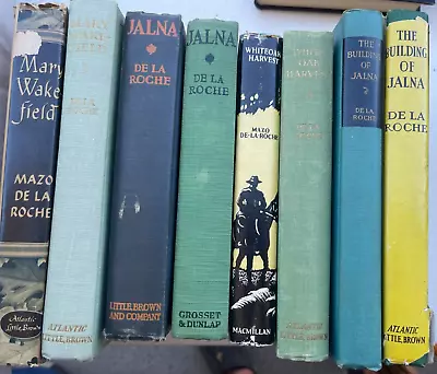 8 X Mazo De La Roche Hardcover Books~Building Of Jalma Mary Wakefield Whiteoak • $9.99