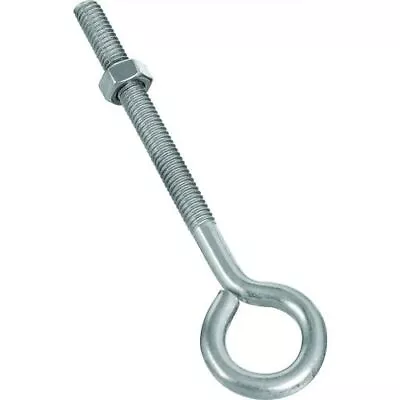 National Hardware N221-663 Eye Bolt With Nut 3/8 By 6  Stainless Steel • $7.85