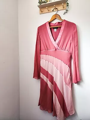 Vintage MetroStyle Pink Silk Dress • $16