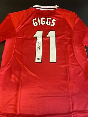 Ryan Giggs Signed 1999 UCL Manchester United Jersey Beckett  • $699