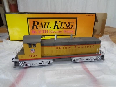 $50 • Buy MTH RailKing 30-2167-1 Union Pacific SW-9 Switcher Diesel Cab# 1834