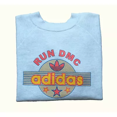 VTG RUN DMC ADIDAS LICENSED TO ILL RAP 80s 1987 HIP HOP TOUR  SWEATSHIRT MEN SZM • $399