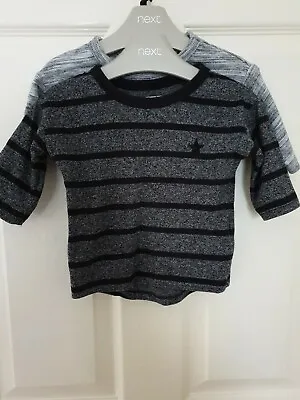 NEXT Pack Of 2 Long Sleeve T-shirt Baby Boy Tops 3-6 Months Old • £4.99