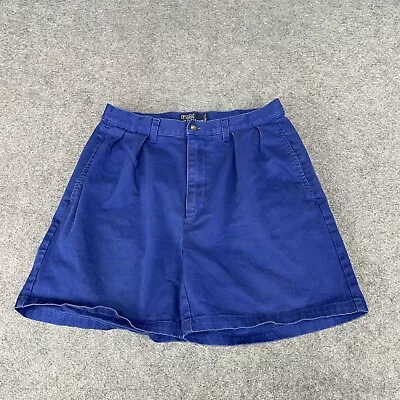 RALPH LAUREN Polo Shorts Mens 30 Blue Chino Casual W30 L6 (17768) • £9.99