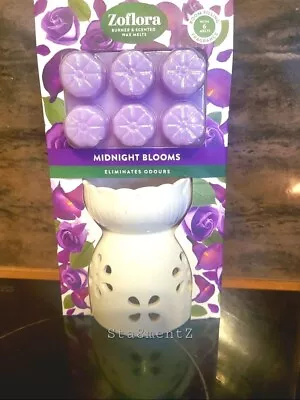 Zoflora Scented Candle Midnight Blooms Wax Melts With Burner !! • £6