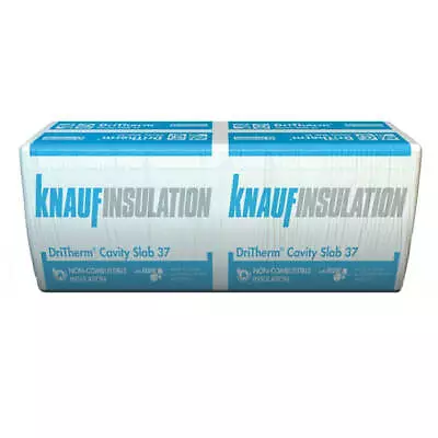 Knauf DriTherm Cavity Insulation Slab 37 50mm 6.55sqm Wall Partition Slab • £25