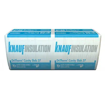 £25 • Buy Knauf DriTherm Cavity Insulation Slab 37 75mm 4.37sqm Wall Partition Slab