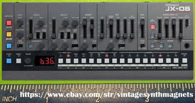 $8.25 • Buy Roland V Synth GT V2 MV-8000 JX 3p 8p 10 305 SYNTHESIZER Refrigerator Magnet