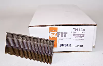 EZ-FIT TN138 Diamond Point Straight Finish T Nails 1-3/8  X .097  (2500 Ct) • $39.95