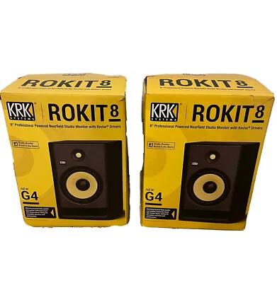£329.87 • Buy KRK ROKIT 8 G4 Studio Monitors (PAIR)