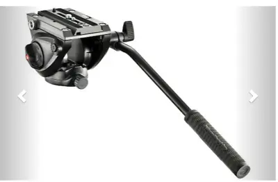 Manfrotto MVH500AH Fluid Head With Flat Base - Stripped Threads On Right Side • $100